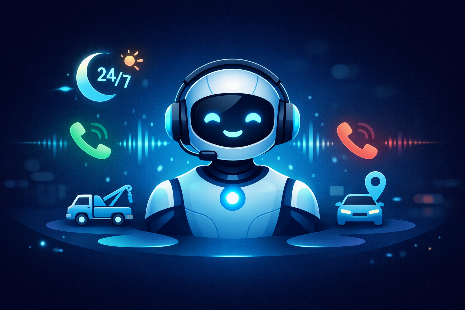 24x7 answering illustration